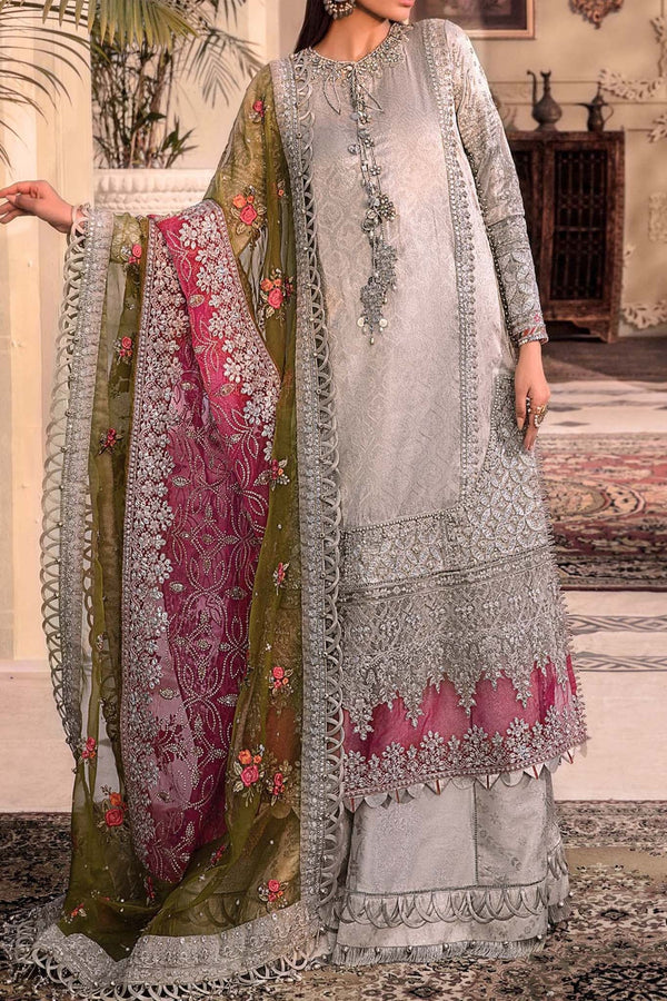 Maria B Mbroidered Unstitched 3 Piece Heritage Collection'2023-BD-2601