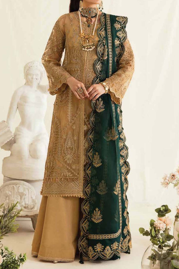 Fleur De Lis Ayzel by Afrozeh Unstitched Luxury Chiffon Collection'2023-10-Clovera