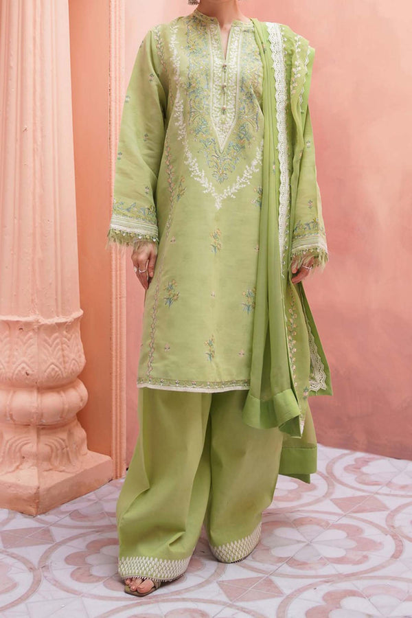 Zara Shahjahan Unstitched 3 Piece Embroidered Lawn Collection'2023-ZSJ-15-B