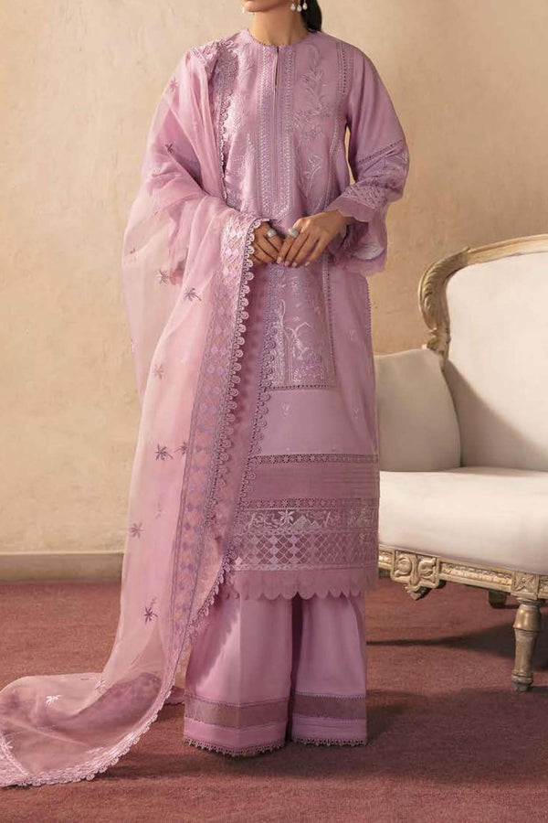 Lamhay by Afrozeh Unstitched 3 Piece Luxury Lawn Collection'2023-AL-V1-10-Nova