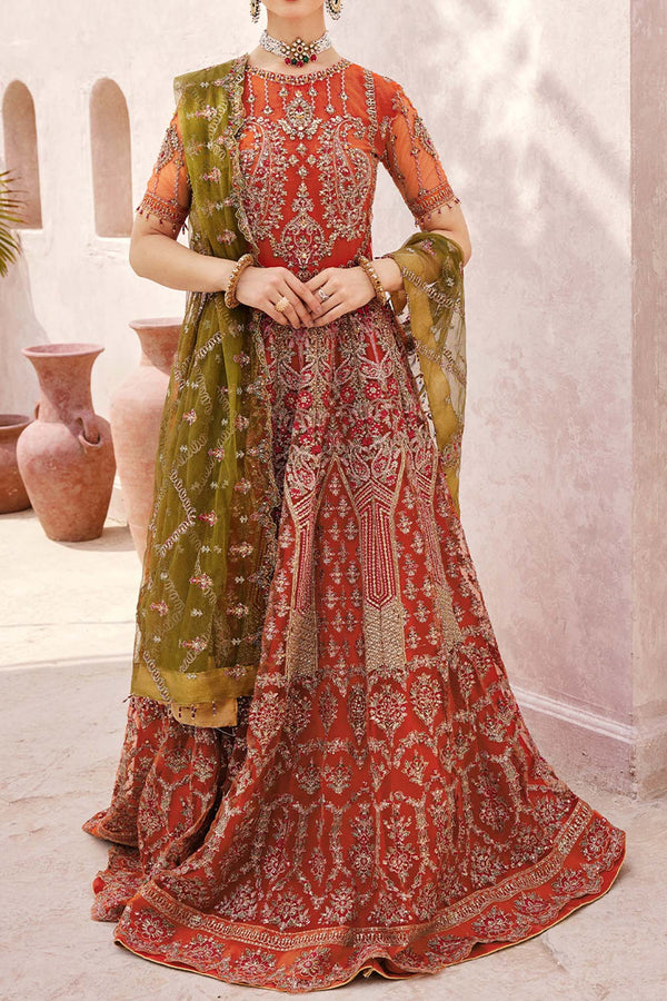 Mirha by Emaan Adeel Unstitched 3 Piece Wedding Collection'2023-MH-208