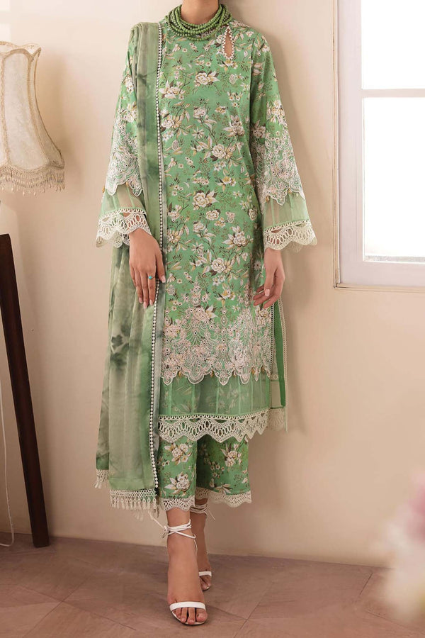 Afrozeh Printskari Unstitched 3 Piece Summer Lawn Collection'2023-ALV4-09