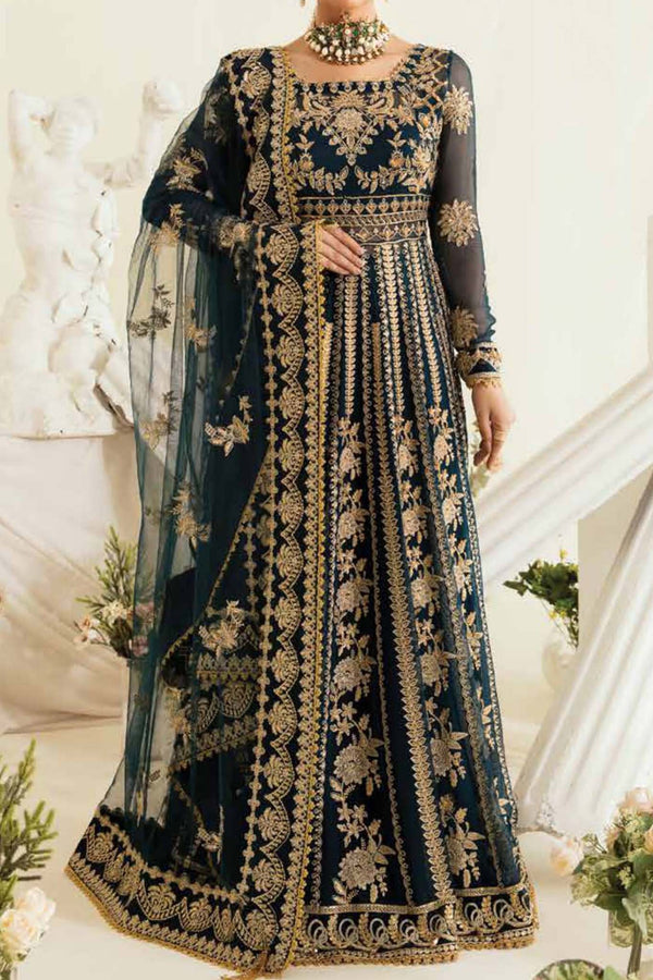 Fleur De Lis Ayzel by Afrozeh Unstitched Luxury Chiffon Collection'2023-09-FLeurette