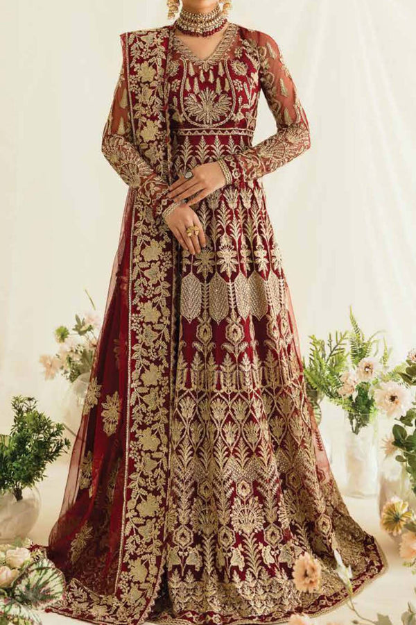 Fleur De Lis Ayzel by Afrozeh Unstitched Luxury Chiffon Collection'2023-08-Tresor
