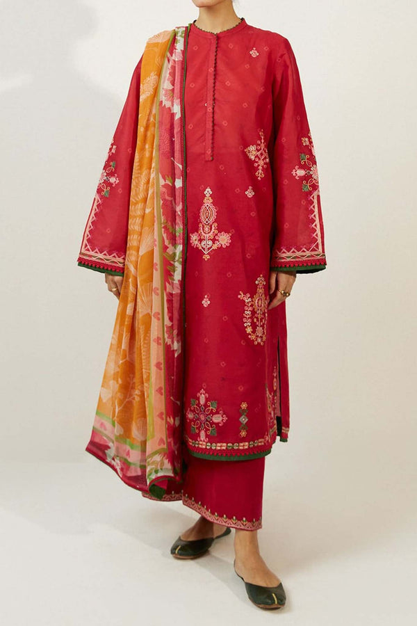 Coco by Zara Shahjahan Unstitched 3 Piece Lawn Vol-02 Collection'2023-ZSC-05-A