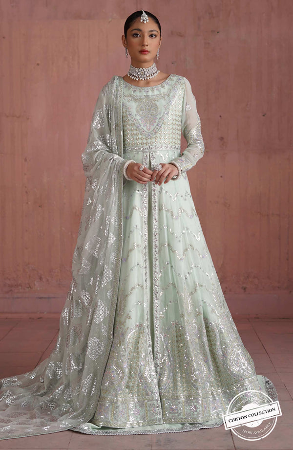 Mashq Premium by Maryum N Maria Unstitched Chiffon Collection'2023-QFF-0007
