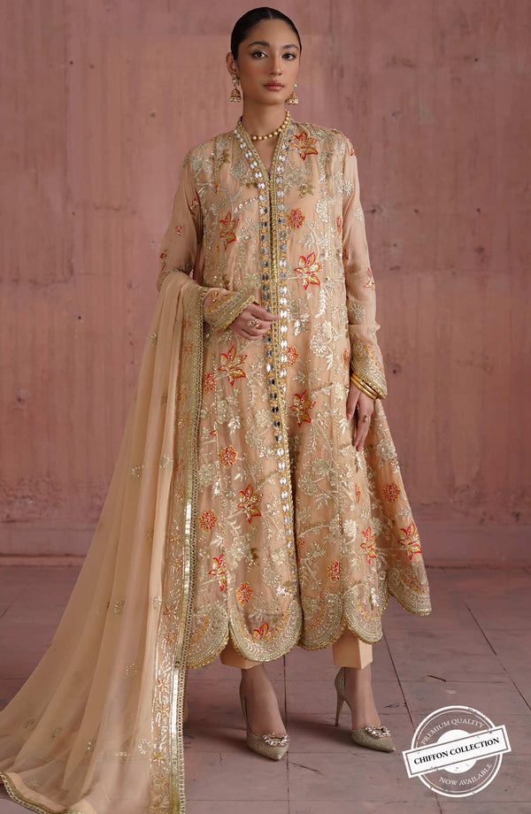 Mashq Premium by Maryum N Maria Unstitched Chiffon Collection'2023-QFF-0008
