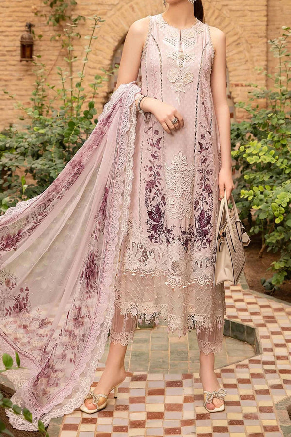 Voyage A Luxe by Maria B Unstitched 3 Piece Luxury Lawn Collection'2024-D-2414-A