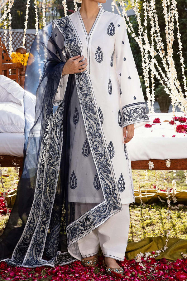 Raqs Ayzel by Afrozeh Unstitched 3 Piece Festive Lawn Collection'2023-AZL-V2-05