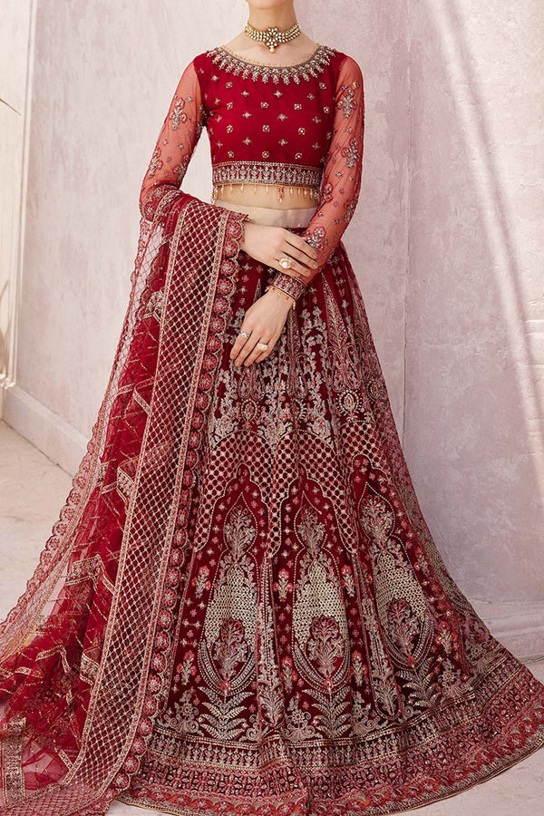 Mirha by Emaan Adeel Unstitched 3 Piece Wedding Collection'2023-MH-203