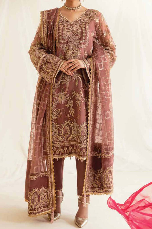 Fleur De Lis Ayzel by Afrozeh Unstitched Luxury Chiffon Collection'2023-04-Osmose