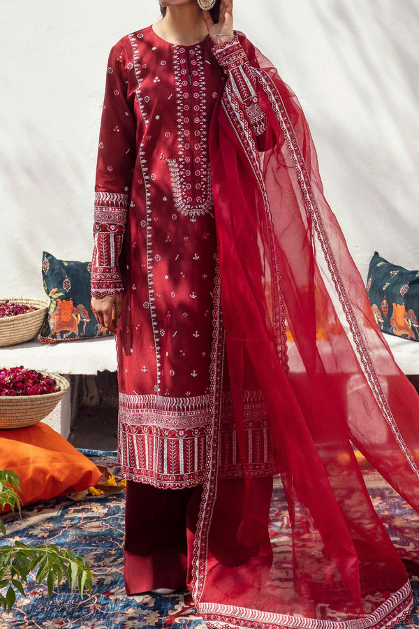 Raqs Ayzel by Afrozeh Unstitched 3 Piece Festive Lawn Collection'2023-AZL-V2-02