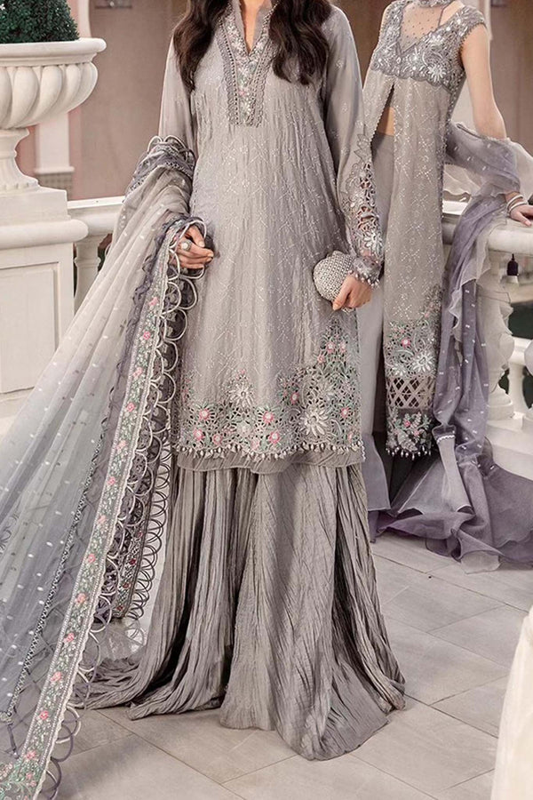 Maria B Sateen Unstitched 3 Piece Fall Collection'2023-CST-07