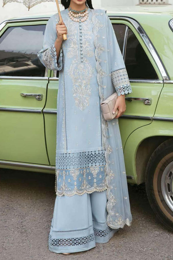 Lamhay by Afrozeh Unstitched 3 Piece Luxury Lawn Collection'2023-AL-V1-02-Symphony