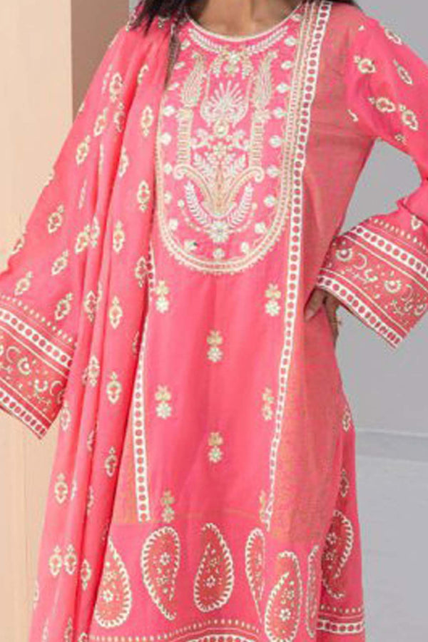 Zellbury Unstitched Printed & Emb Lawn Vol-04 Collection'2023-WU-198