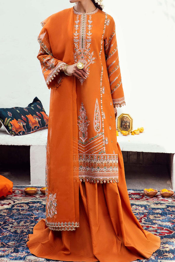 Raqs Ayzel by Afrozeh Unstitched 3 Piece Festive Lawn Collection'2023-AZL-V2-01