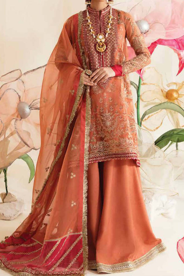 Fleur De Lis Ayzel by Afrozeh Unstitched Luxury Chiffon Collection'2023-01-Irisa