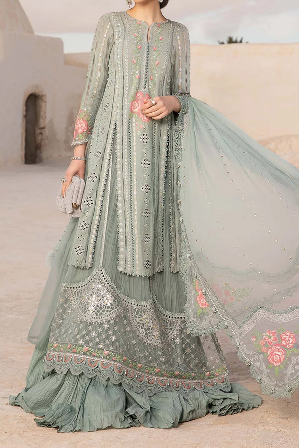 Voyage A Luxe by Maria B Unstitched 3 Piece Luxury Lawn Collection'2024-D-2412-B