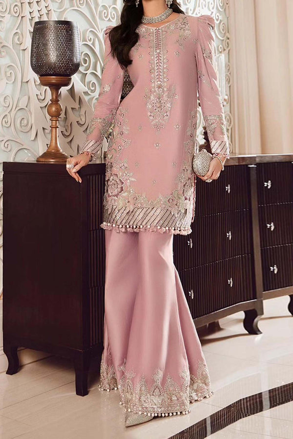 Maria B Sateen Unstitched 3 Piece Fall Collection'2023-CST-06
