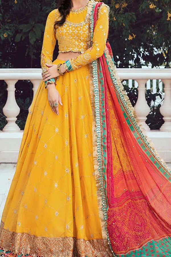Maria B Sateen Unstitched 3 Piece Fall Collection'2023-CST-05