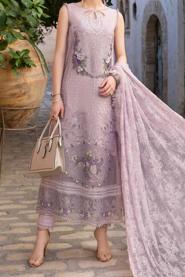 Voyage A Luxe by Maria B Unstitched 3 Piece Luxury Lawn Collection'2024-D-2411-B