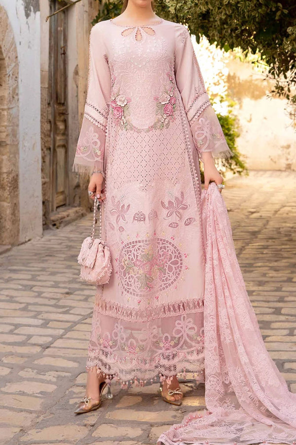 Voyage A Luxe by Maria B Unstitched 3 Piece Luxury Lawn Collection'2024-D-2411-A