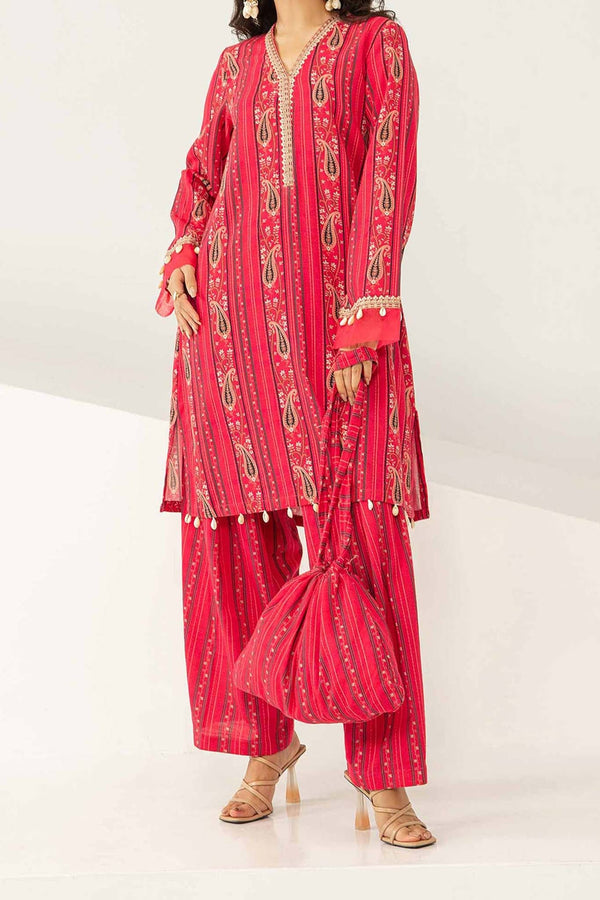 Maria B M.Basics Unstitched Winter Collection‘2023-MB-US23-206-A