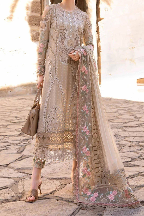 Voyage A Luxe by Maria B Unstitched 3 Piece Luxury Lawn Collection'2024-D-2410-A
