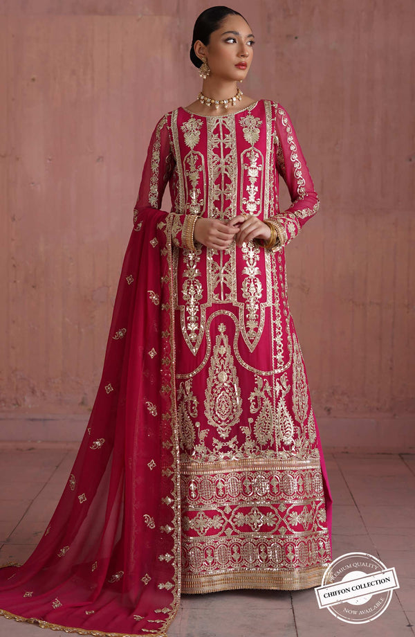 Mashq Premium by Maryum N Maria Unstitched Chiffon Collection'2023-QFD-0050