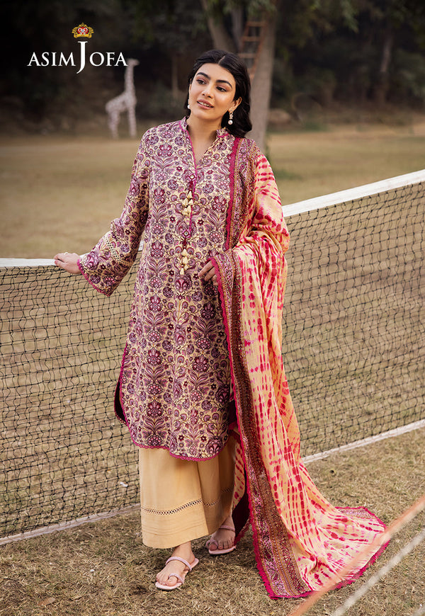 Asim Jofa Designers Limited Edition Pret Ajubj-21 Printed Lawn Stitched 3 Pcs