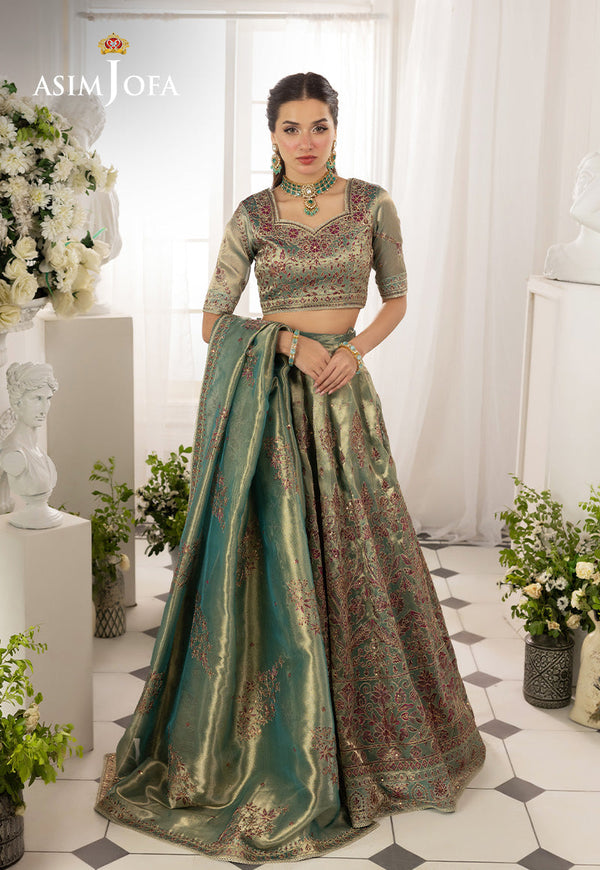 Izel By Asim Jofa Unstitched Formals Collection'2025-Ajizl-10 - Aqua