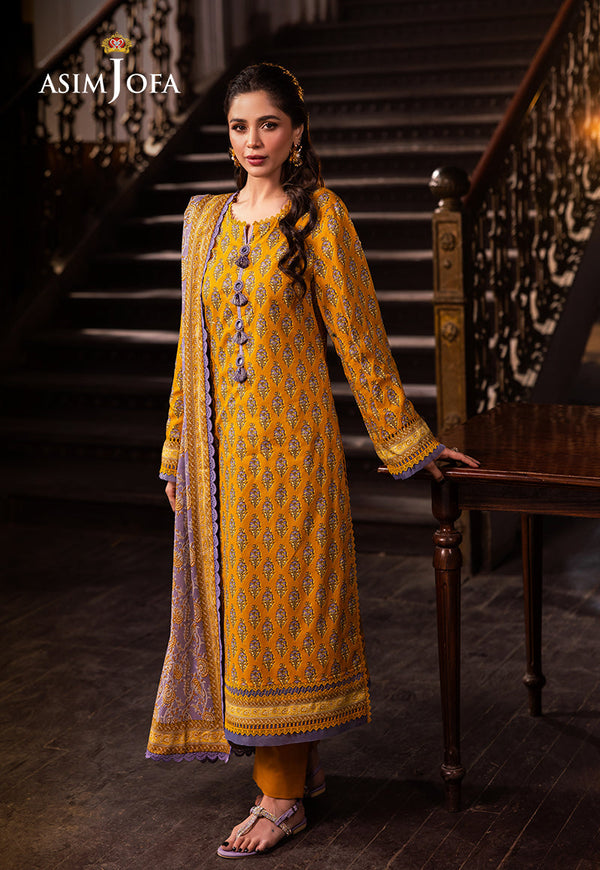 Asim Jofa Designers Limited Edition Pret Ajubj-53 Printed Lawn Stitched 3 Pc