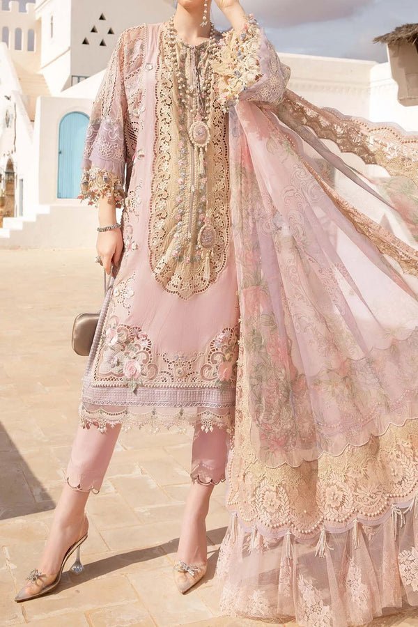 Voyage A Luxe by Maria B Unstitched 3 Piece Luxury Lawn Collection'2024-D-2406-A