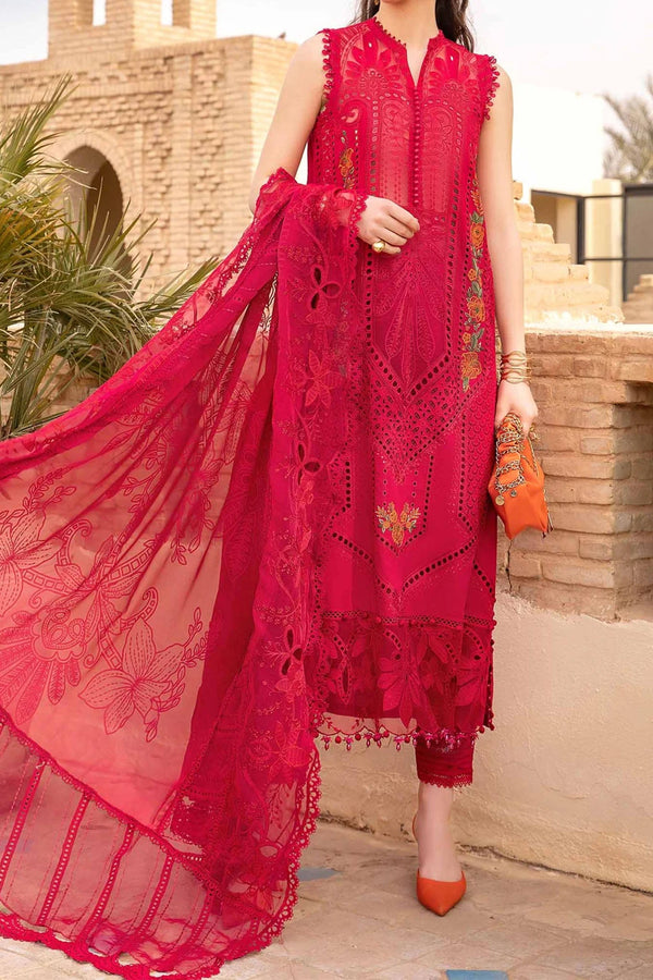 Voyage A Luxe by Maria B Unstitched 3 Piece Luxury Lawn Collection'2024-D-2404-A