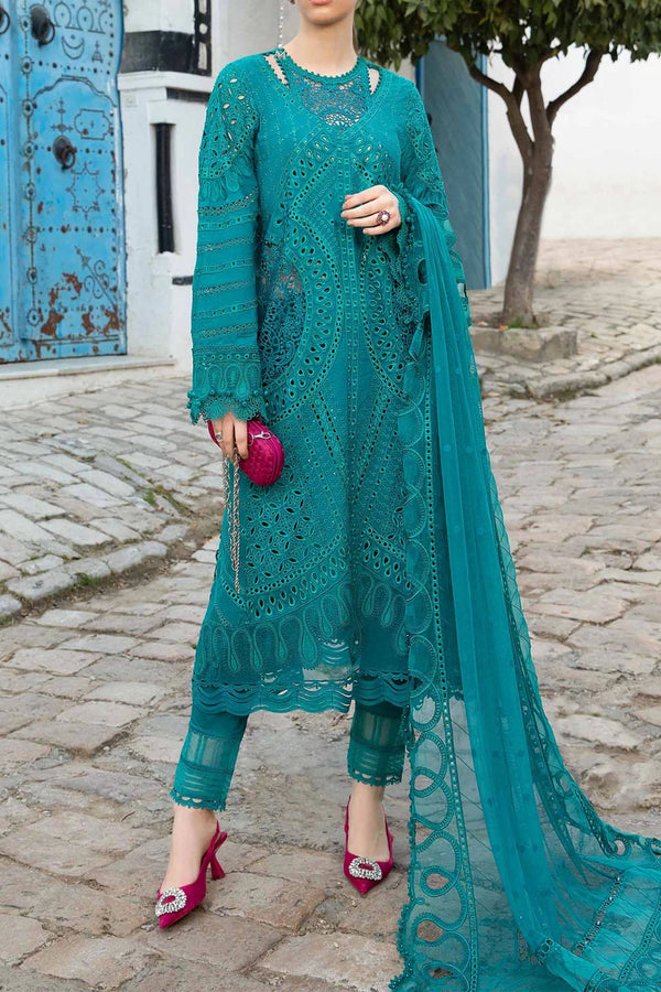 Voyage A Luxe by Maria B Unstitched 3 Piece Luxury Lawn Collection'2024-D-2402-A
