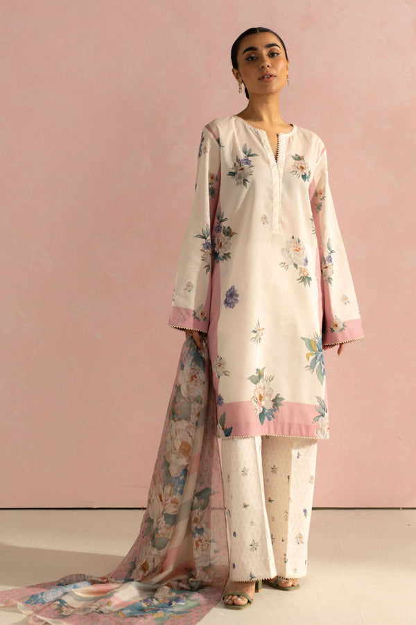 Coco Prints by Zara Shah Jahan Unstitched 3 Piece Lawn Collection-02-B-Sofia - Skin