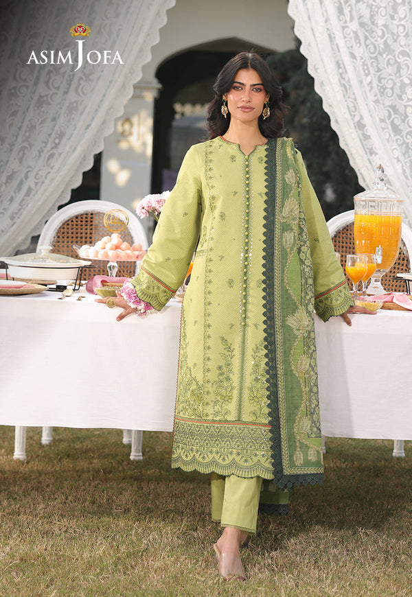 Asim Jofa Festive Edit '25 Ajubf-16 Embroidered Dobby 3 Pcs