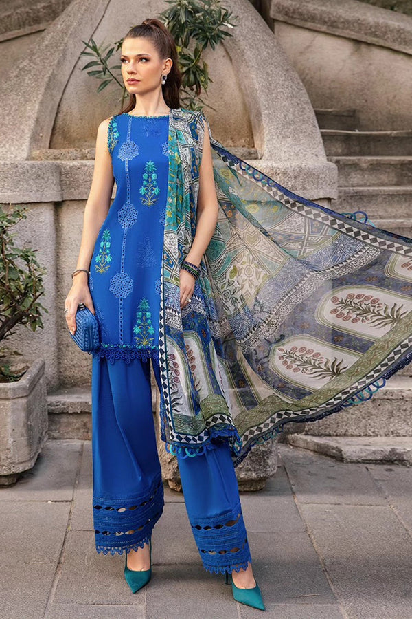 M Prints By Maria B Unstitched 3 Piece Cambric Fall Edit Collection'2024-MPT-2303-A