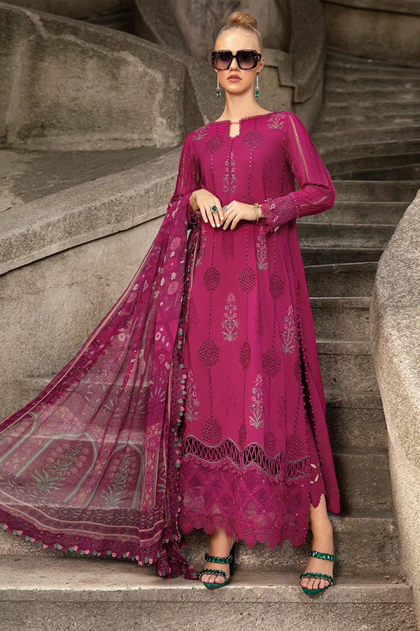 M Prints By Maria B Unstitched 3 Piece Cambric Fall Edit Collection'2024-MPT-2303-B