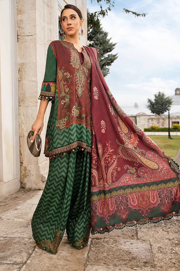 M Prints By Maria B Unstitched 3 Piece Cambric Fall Edit Collection'2024-MPT-2305-B