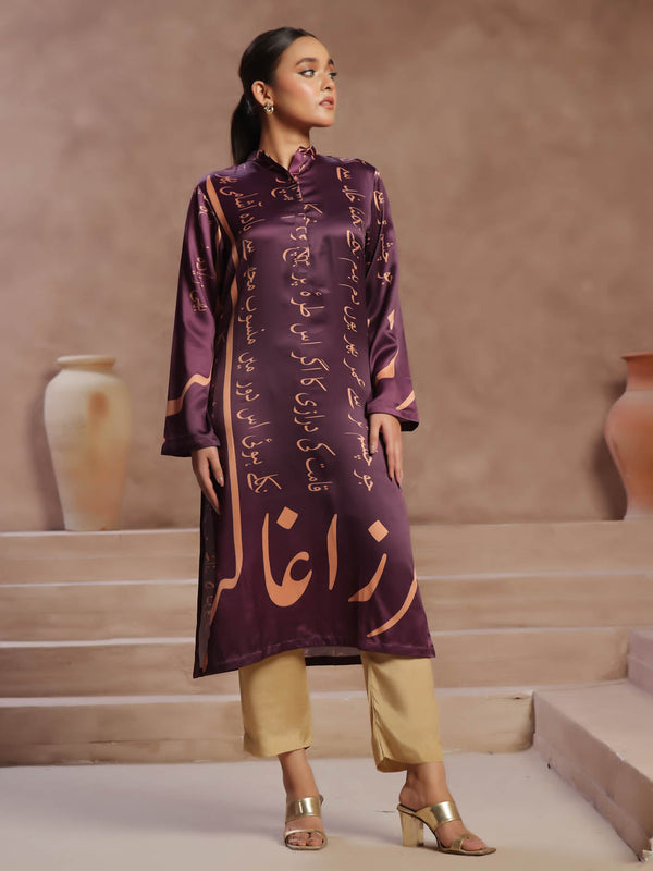 TNG Ghalib ki  khuahish Shirt (Silk) Collection'2024