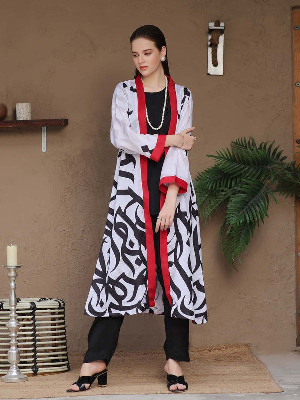 TNG Huroof Shrug (White) Collection'2024