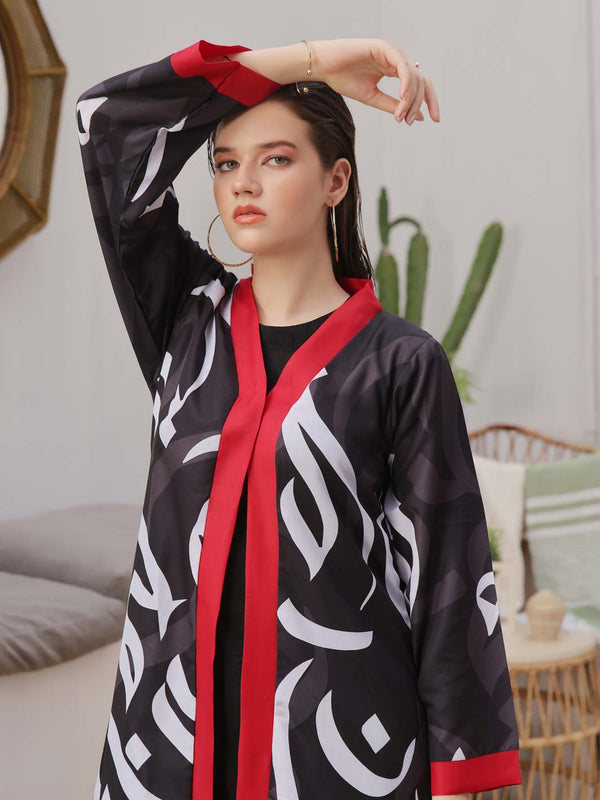 TNG Huroof Shrug (Black) Collection'2024
