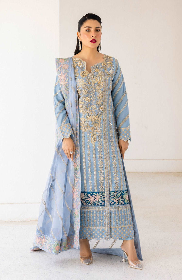 Zimal By Emaan Adeel Unstitched 3 Piece Luxury Formals Collection'2024-ZM 03 Arzish