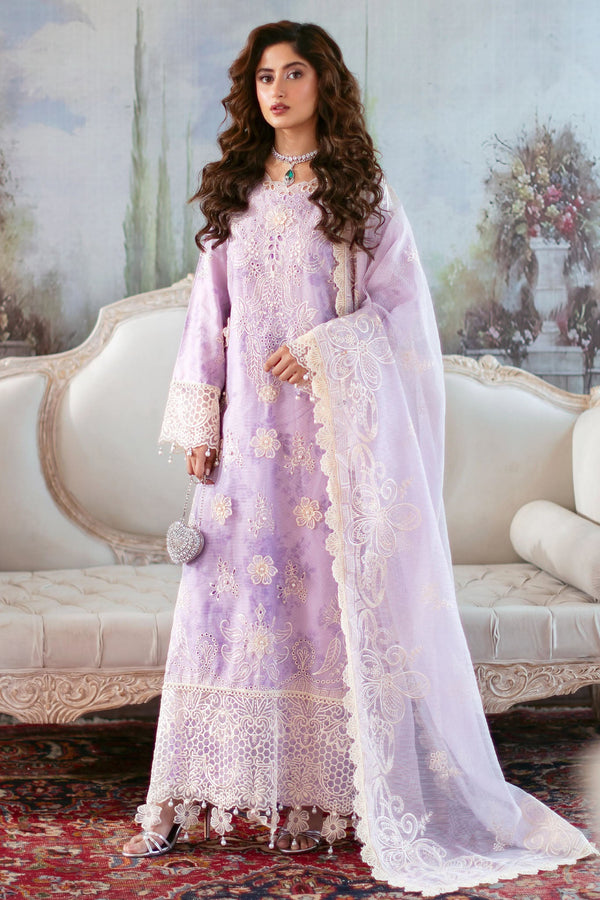 Sophie By Mahnur Unstitched 3 Piece Luxury Lawn Collection'2025-06-Lyrell - Lilac