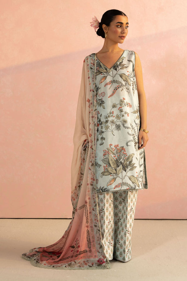 Coco Prints by Zara Shah Jahan Unstitched 3 Piece Lawn Collection-07-A-Zoe - Off White