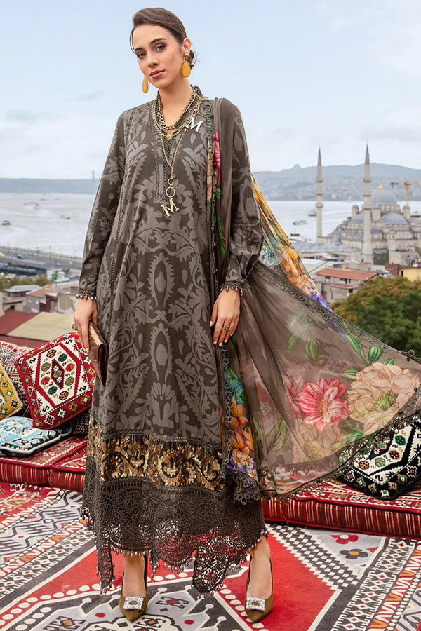 M Prints By Maria B Unstitched 3 Piece Cambric Fall Edit Collection'2024-MPT-2307-A