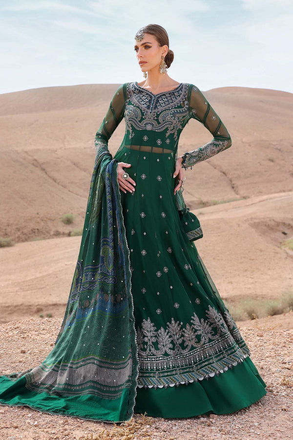 Voyage A'Luxe By Maria B Unstitched 3 Piece Lawn Collection'2025-ML-2507-A -  Green