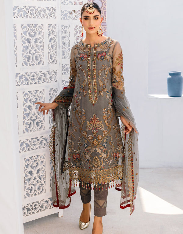 Value Edit By Emaan Adeel Unstitched 3 Piece Formals Vol-02 Collection'2024-VE 203