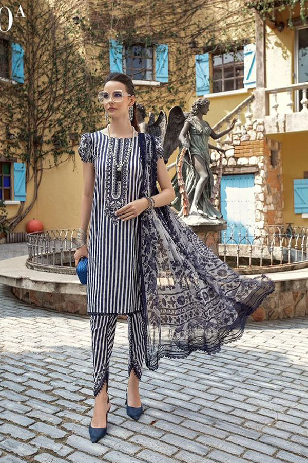 Maria B M Prints Unstitched 3 Piece Lawn Eid Collection'2023-MPT-1810-A
